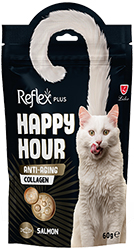 Reflex Plus Happy Hour Adult Cat Treat Anti-Aging Collagen & Salmon