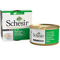 Schesir консерви для котів, куряче філе