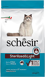 Schesir Cat Sterilized & Light Fish