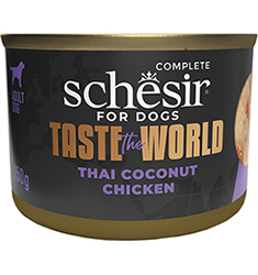 Schesir Taste the World Chicken Thai Coconut для собак