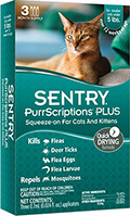 Sentry PurrScriptions Plus для кошек весом до 2,2 кг