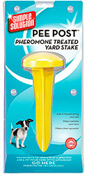 Simple Solution Pee Post Pheromone-Treated Yard - пост для приучения собак к месту туалета