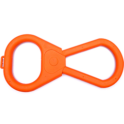 SodaPup Opener Pop Top Tug Toy Игрушка "Кольцо от банки" для собак, оранжевая