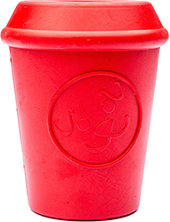 SodaPup Coffee Cup Игрушка "Чашка кофе" для собак, красная