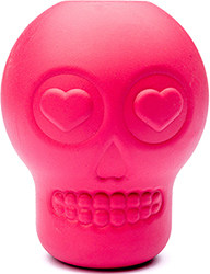SodaPup Skull Игрушка "Череп" для собак, розовая