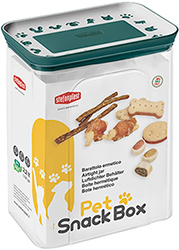 Stefanplast Pet Snack Box Контейнер для ласощів, смарагдовий