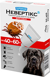 Superium Невертикс Противоклещевые капли для собак весом от 40 до 60 кг