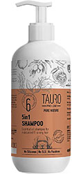 Tauro Pro Line Pure Nature 5in1 Зволожувальний шампунь для собак і котів
