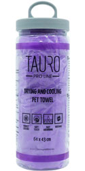 Tauro Pro Line Drying and Cooling Рушник для охолодження котів і собак, пурпуровий