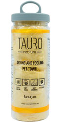 Tauro Pro Line Drying and Cooling Полотенце для сушки и охлаждения кошек и собак, желтое