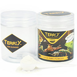 Terrix "Sepia Pure Powder" Мінеральна добавка для равликів, папуг, рептилій та амфібій