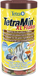 TetraMin XL Flakes - основной корм для крупных рыб, хлопья