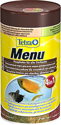 Tetra Menu 4 in 1 - корм для всех видов рыб, хлопья