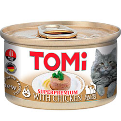 Tomi Нежный мусс с курицей для кошек