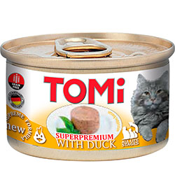Tomi Нежный мусс с уткой для кошек