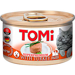 Tomi Нежный мусс с индейкой для кошек
