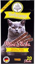 Tomi Delicious Mini Sticks Палички з сиром для котів