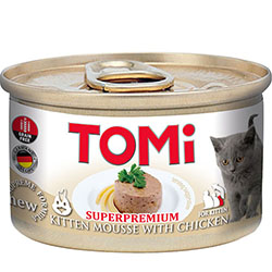 Tomi Нежный мусс с курицей для котят