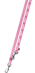 Trixie Modern Art Поводок-перестежка для собак, розовая в сердечки