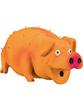 Trixie Игрушка "Свинка со щетиной, хрюкающая", латекс