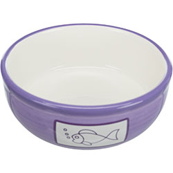 Trixie Миска керамическая для кошек "Рыбки"