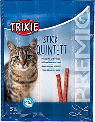 Trixie Premio Stick Quintett c лососем и форелью для кошек