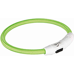 Trixie Safer Life USB Нашийник, що світиться для собак, зелений