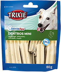 Trixie Dentros Mini Палочки с мясом домашней птицы для собак малых пород