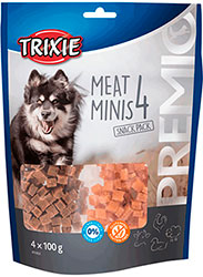 Trixie Premio 4 Meat Minis Кубики с 4 видами мяса для собак