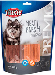 Trixie Premio 4 Meat Bars Стрипсы с 4 видами мяса для собак