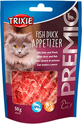Trixie Premio Fish Duck Appetizer Кусочки с рыбой и уткой для кошек