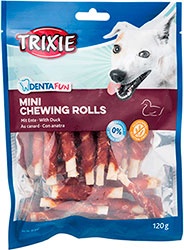 Trixie Denta Fun Mini Палочки с уткой для чистки зубов собак