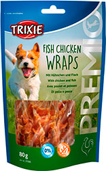 Trixie Premio Fish Chicken Wraps Рулетики с рыбой и курицей для собак