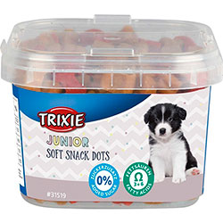 Trixie Junior Soft Snack Dots Лакомства с курицей и лососем для щенков