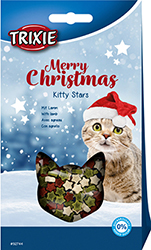 Trixie Christmas Kitty Stars Різдвяні зірочки з ягням для котів
