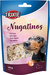 Trixie Nuganitos Лакомство из сыромятной кожи с уткой для собак