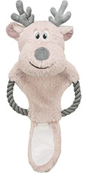 Trixie Xmas Игрушка "Рождественский олень" с канатом для собак