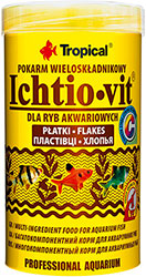 Tropical Ichtio-vit - основний корм для всеїдних риб, пластівці