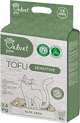 Velvet Paw Tofu Sensitive Гороховий наповнювач для котячого туалету