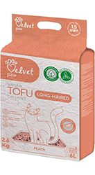 Velvet Paw Tofu Long Hair Гороховий наповнювач для котячого туалету