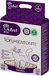 Velvet Paw Tofu + Bentonite Original Наповнювач для котячого туалету