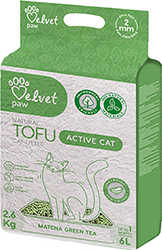 Velvet Paw Tofu Matcha Green Tea Гороховий наповнювач для котячого туалету
