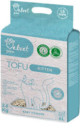 Velvet Paw Tofu Kitten Baby Powder Гороховый наполнитель для кошачьего туалета