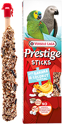 Versele-Laga Prestige Sticks Parrots Banana & Coconut topping