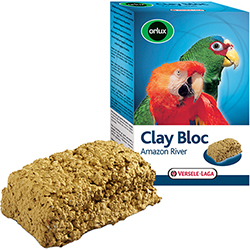Versele-Laga Orlux Clay Bloc Минеральный камень с глиной для крупных попугаев