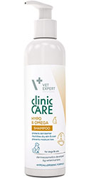 VetExpert Clinic Care Hypo & Omega Shampoo Смягчающий шампунь для собак и кошек