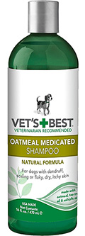 Vet's Best Oatmeal Medicated Shampoo Шампунь для собак с сухой кожей