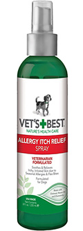 Vet's Best Allergy Itch Relief Spray Спрей для собак с чувствительной кожей