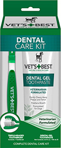 Vet's Best Dental Care Kit Набір для гігієни порожнини рота собак