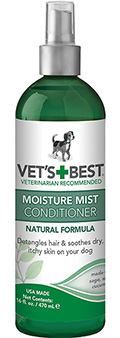 Vet's Best Moisture Mist Conditioner - спрей для быстрого увлажнения кожи и шерсти собак